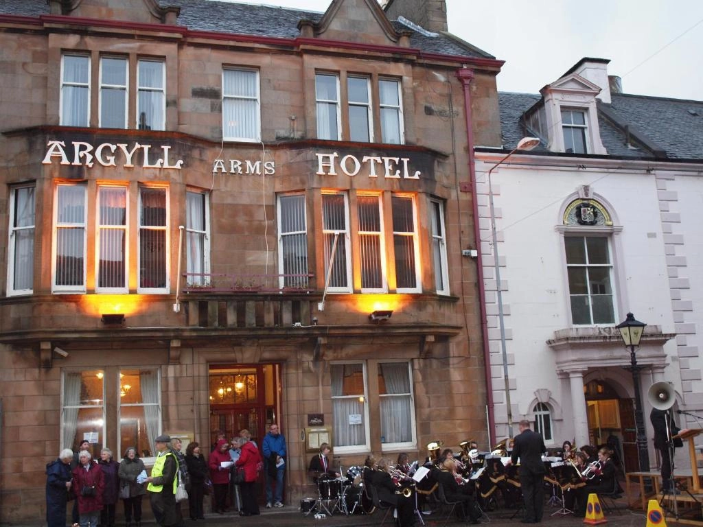 Argyll Arms Hotel exterior, Campbeltown